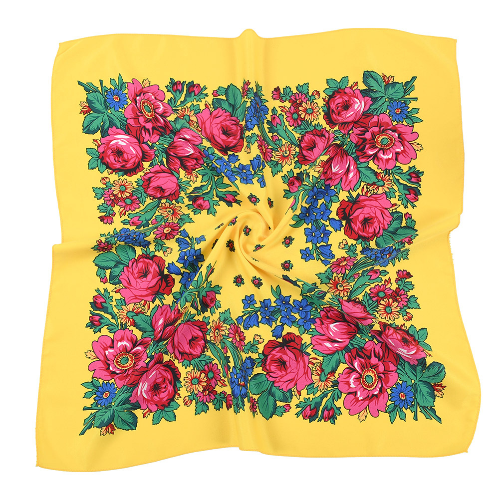 Bandana Cotton - 70*70 cm Style russe carré écharpe