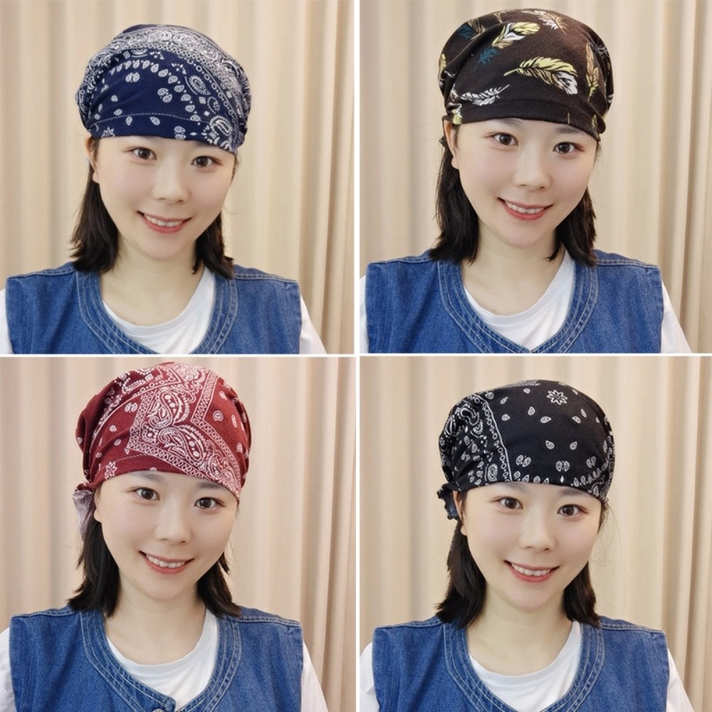 Bandana Cotton - Turban Bandana en Coton à Imprimé