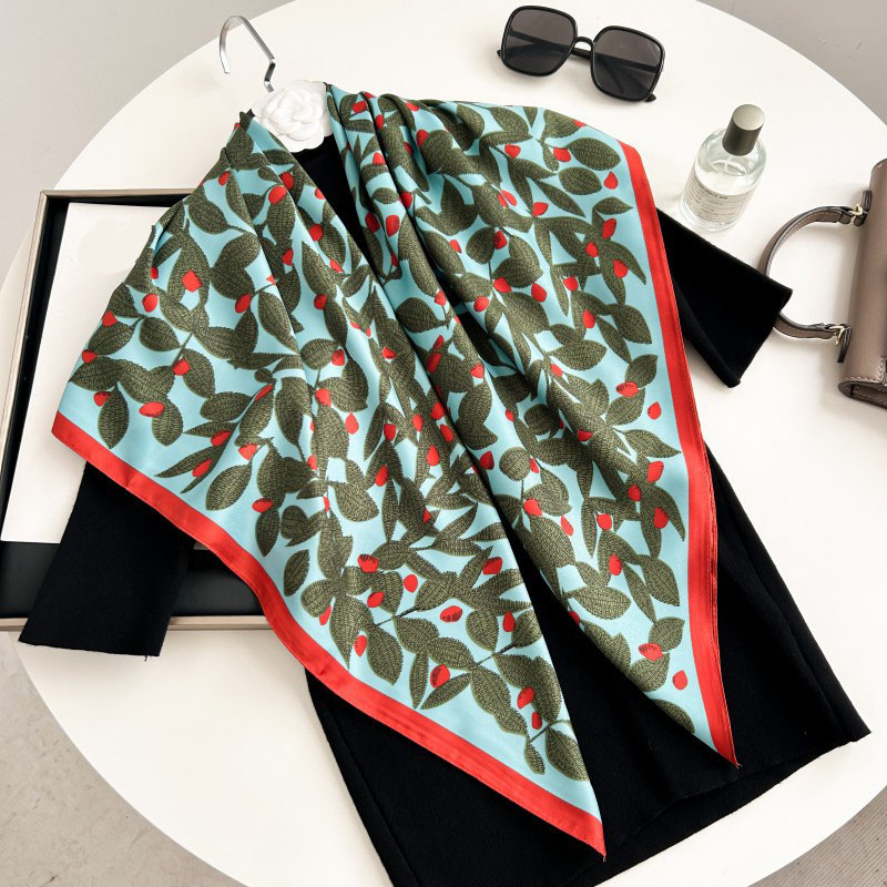 Foulard carré 90 cm de haute q - Scarf Silk Square avis et prix