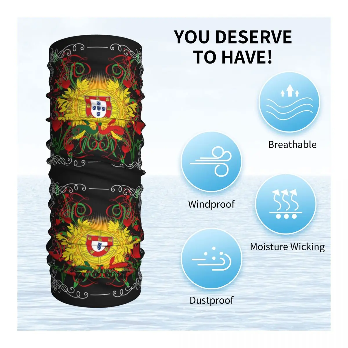 Art Portugal hiver bandeau cou - Neck Warmer Tube avis et prix