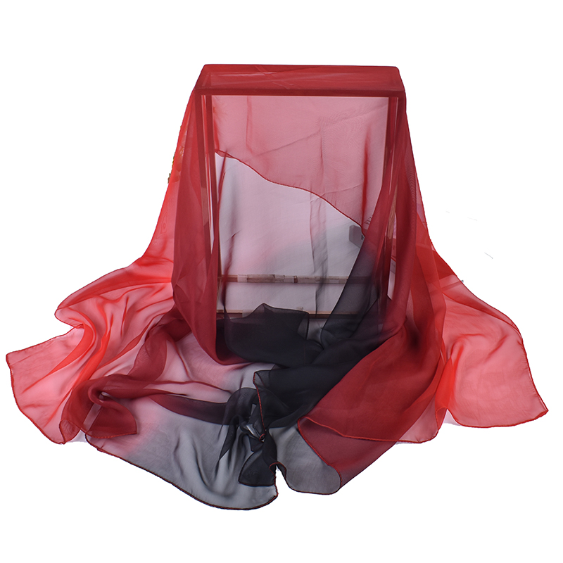 Écharpe longue en soie dégradé - Scarf Silk Square avis et prix