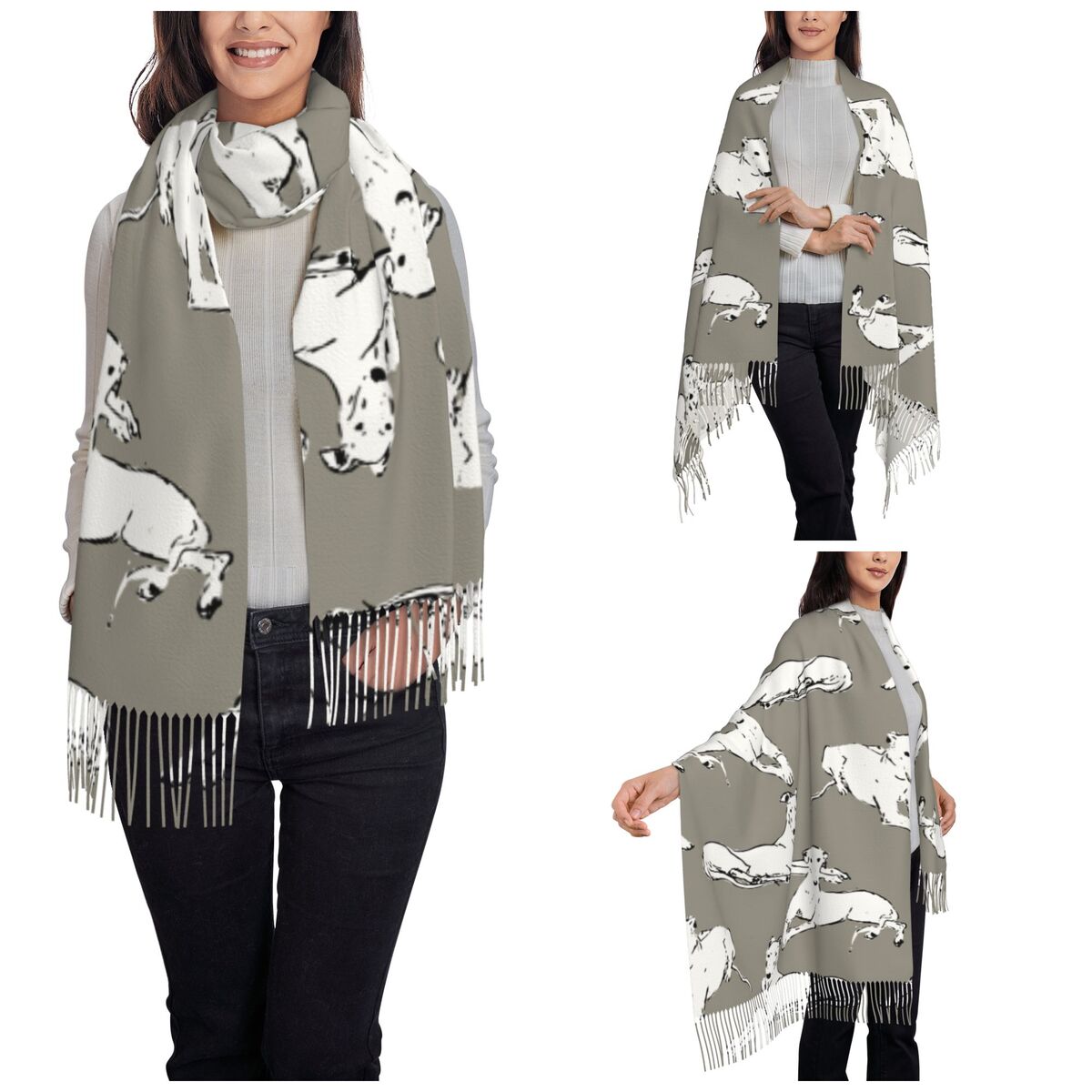 Écharpe Whippet lévrier relaxa - Pashmina Wrap Large avis et prix