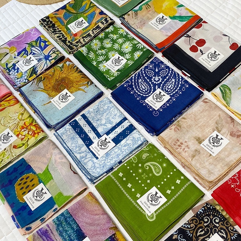 Foulard carré 100% coton pour  - Bandana Cotton avis et prix