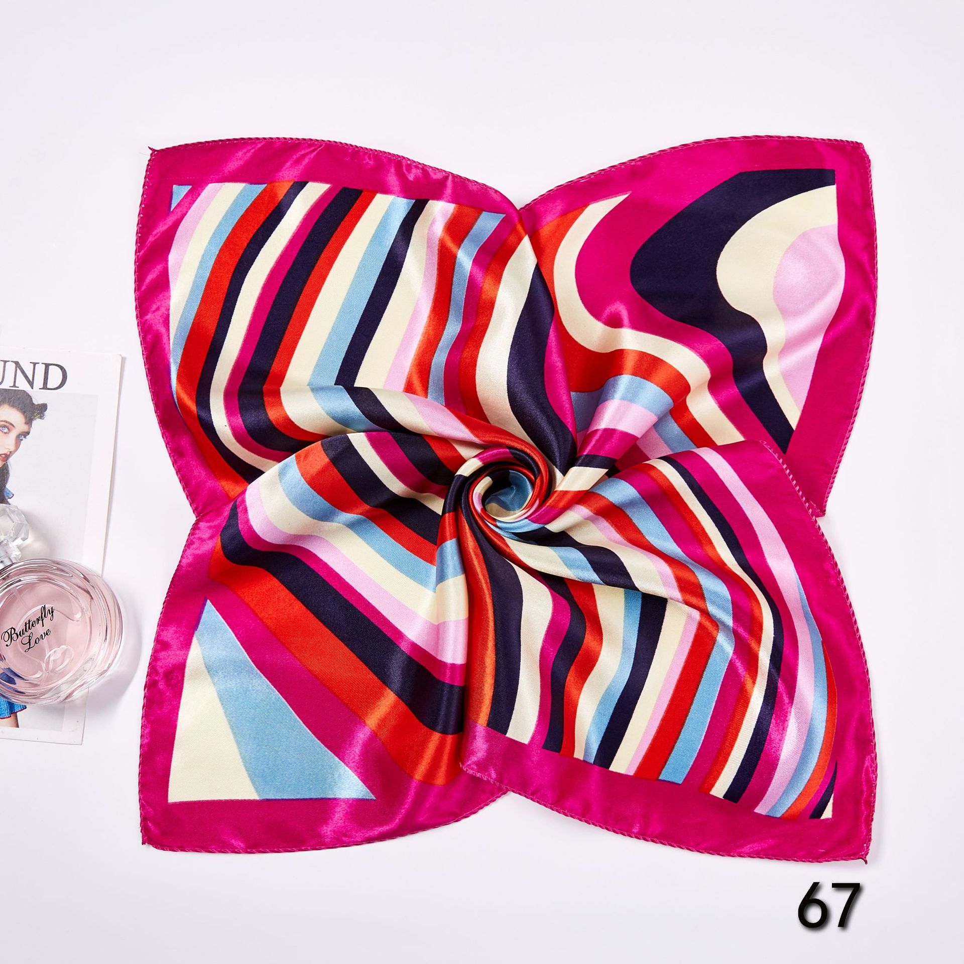 Écharpe carrée imprimée pour f - Scarf Silk Square avis et prix