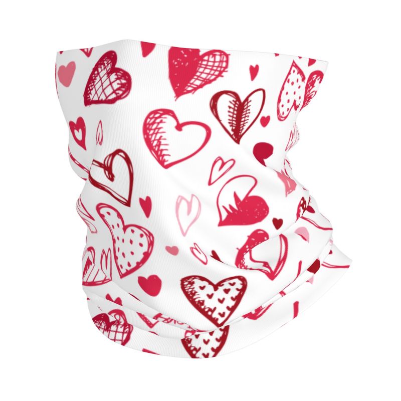 Cache-cou Bandana Cœur Rose Ro - Neck Warmer Tube avis et prix