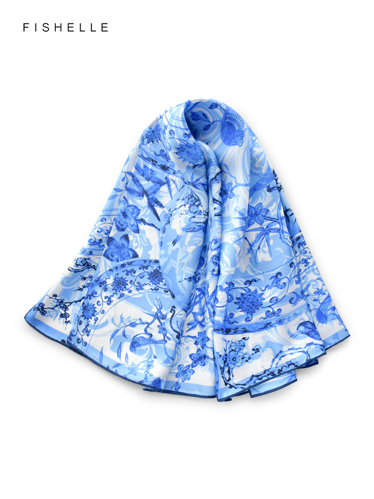 Foulard Carré en Soie 100% Nat - Scarf Silk Square avis et prix