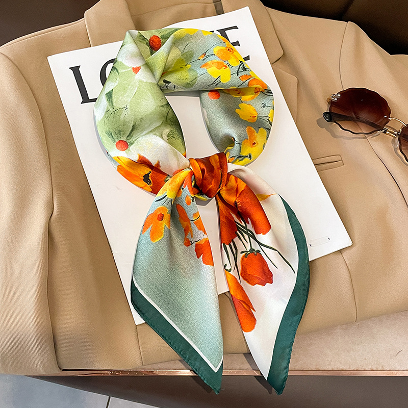 70x70 cm foulard en soie carré - Scarf Silk Square avis et prix