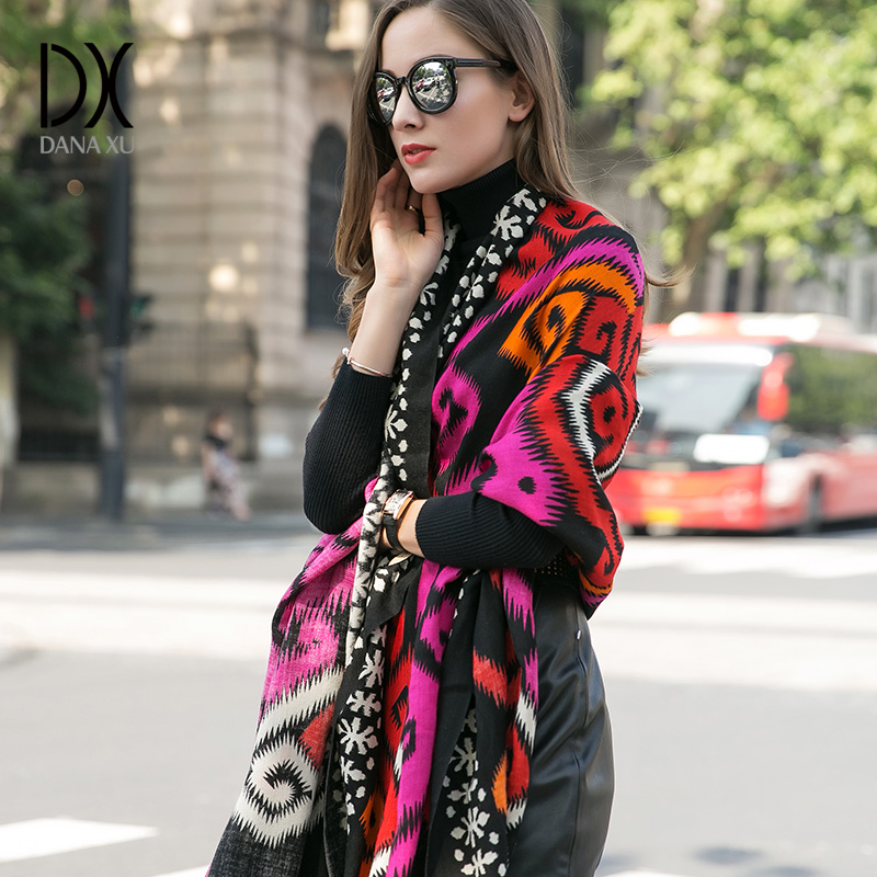 Grand Pashmina Chaud en Laine  - Pashmina Wrap Large avis et prix