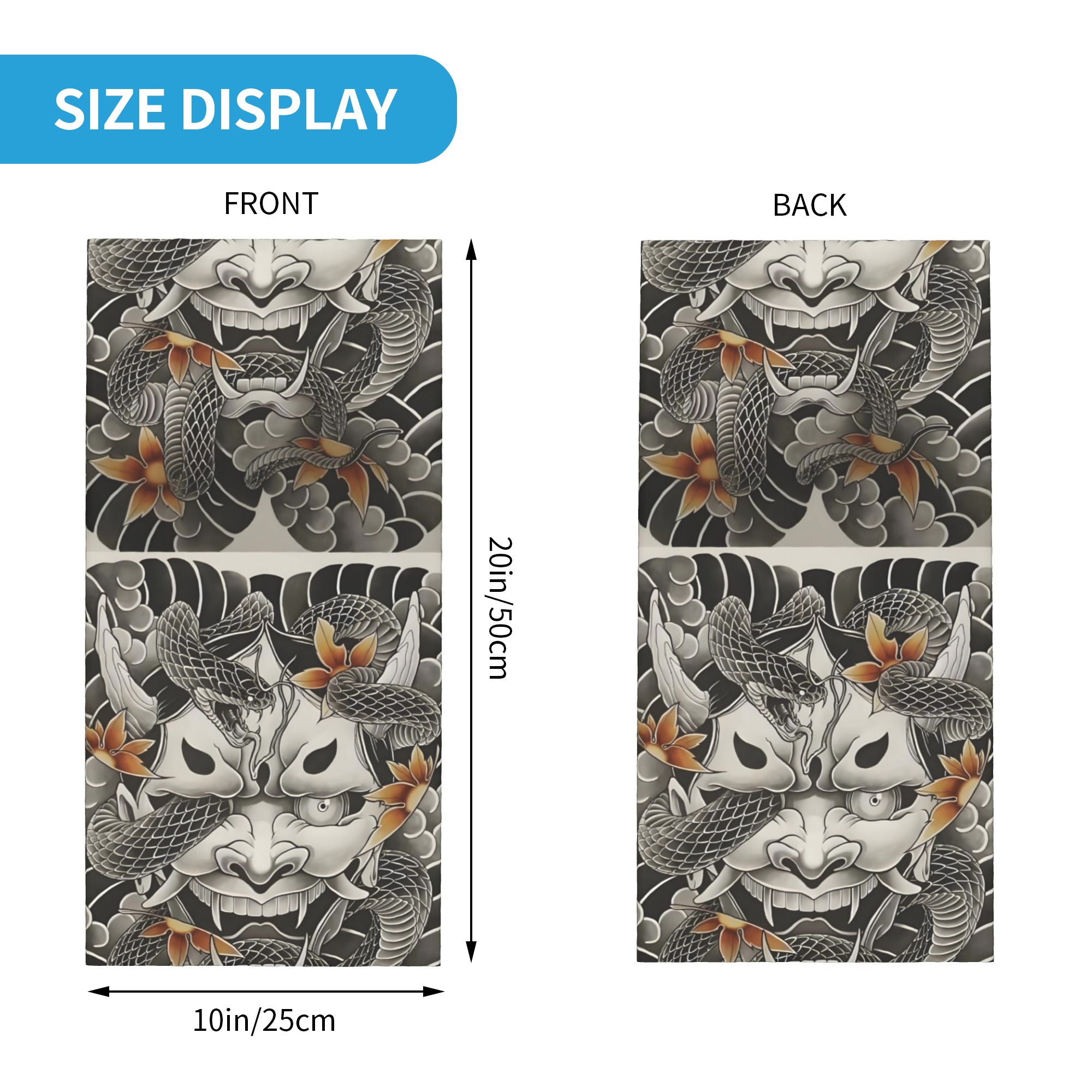 Bandana personnalisé samouraï  - Neck Warmer Tube avis et prix