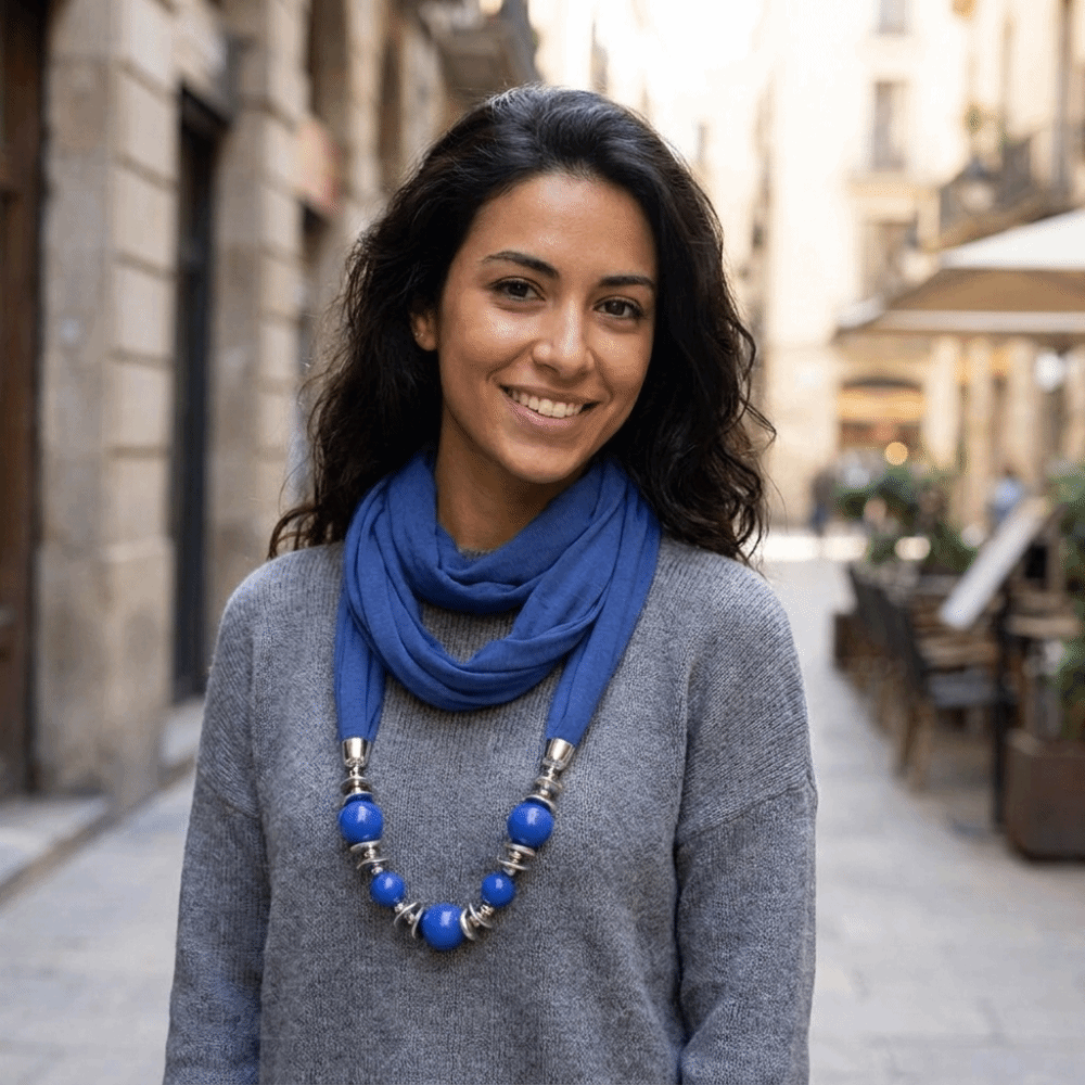 Écharpe en mousseline de soie  - Infinity Scarf Knit avis et prix