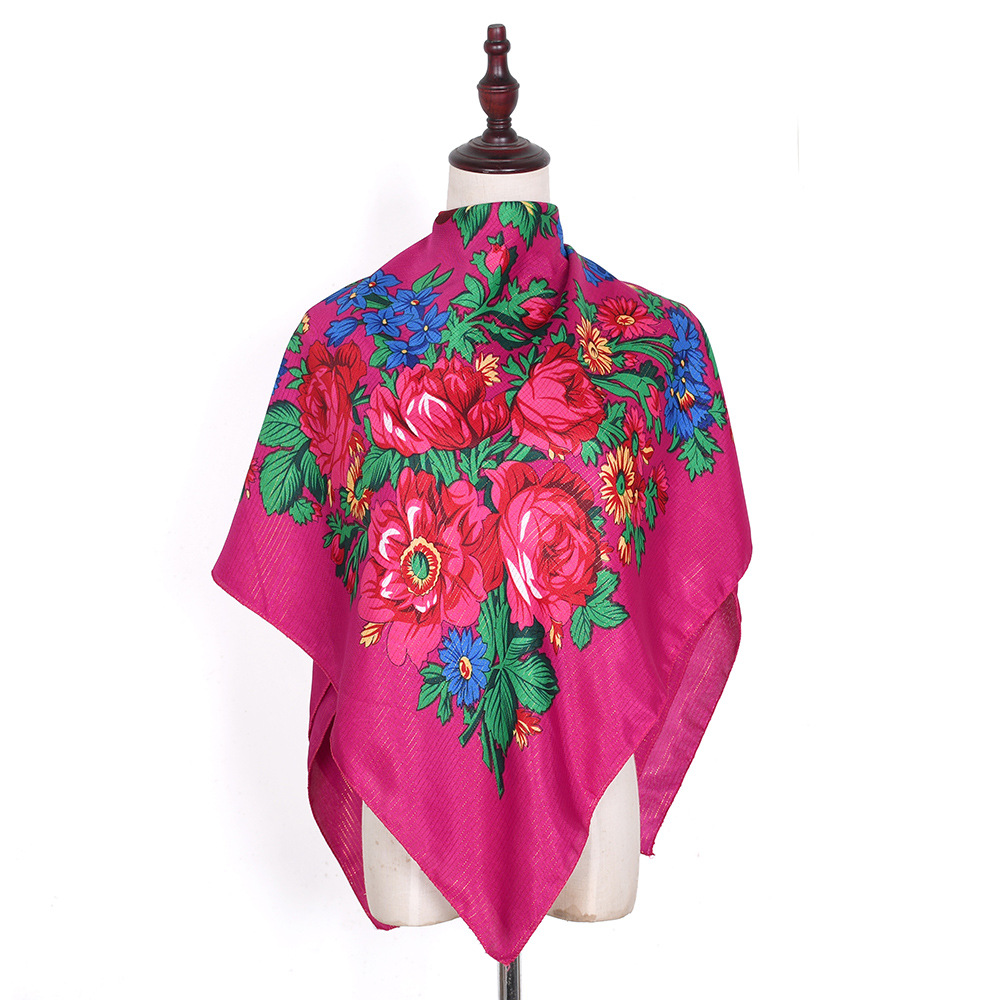 Foulard Carré Russe en Fil loc - Bandana Cotton avis et prix